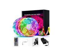 Ruban LED Wabecil Bleutooth 20M 4×5M 360LEDs Contrôlé par APP Imperméable-Multicolore