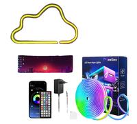 Ruban lumineux LED néon, couleurs RGB, modes de contrôle double, longueur 30 mètres