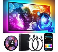 Ruban lumineux LED RGB DIY Ambilight Neon pour téléviseur, 3,8 m