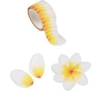 Ruban Masking Tape "200 Pétales Jonquilles" 3cm Jaune G