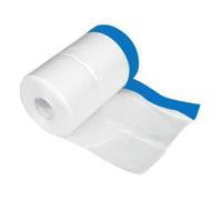 Ruban masquage - film adhesif masquage Epm Film de protection pour peinture avec ruban adhésif bleu 270 cm x 15 m