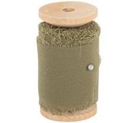 ruban mousseline soie effiloché 5cmx5m vert olive - artifetes 91751 Vert G