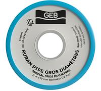 GEB Ruban PTFE Olifan spécial gros diamètre 19 mm x 15 m