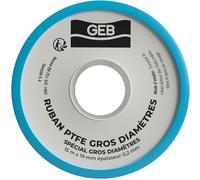 GEB Ruban PTFE Olifan spécial gros diamètre 19 mm x 15 m