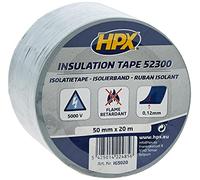 Ruban PVC Gris pour électricien 50mm x 20m HPX - IG5020, Ruban PVC d'isolation pour utilisation universelle, Convient aussi pour l'isolation électrique que pour un grand nombre d'autres applications