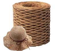 Ruban Raffia,String Raffia | Ruban de pour crochet - DIY | corde de couleur naturelle pour jouet, chapeau, projets d'artisanat et décoration DIY