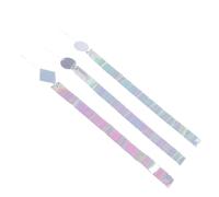 Ruban Réfléchissant Pet PVC Double Face 3 Pièces Anti-Oiseaux | Effet Lumineux, Résistant aux Intempéries, pour Balcon et Verger, Bande de Dissuasion, Usage Extérieur