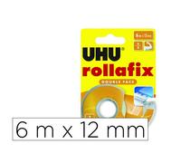 Ruban rollafix uhu adh sif double face 12mmx6m sur d vidoir