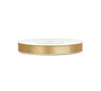 Ruban satin doré ocre 0.6 cm x 25 m - Or