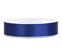 ruban satin double face 12mmx25m bleu marine - générique ts12-074 Bleu G