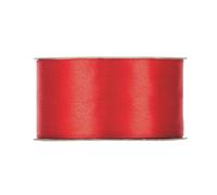 RUBAN SATIN DOUBLE FACE 40MMX25M ROUGE