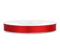 ruban satin double face 6mmx25m rouge - générique ts6-007 Rouge G