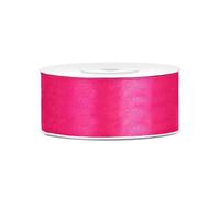 Ruban satin fuchsia 2,5 cm x 25 m - Rose