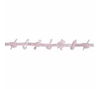 Ruban Satin Motifs Naissance Rose 4 Mètres - Rayher