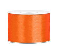 Ruban satin orange 5 cm x 25 m