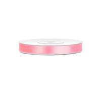 Ruban satin rose 0.6 cm x 25 m - Rose - Taille Unique