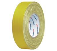 Ruban textile (L x l) 10 m x 19 mm jaune tissu en coton, en polyester HellermannTyton HTAPE-TEX-YE-19X10 712-00202