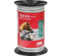 Ruban TopLine, 200 m, 40 mm, blanc/noir, 10 x 0,25 mm TRICOND
