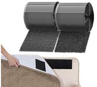 Ruban Velcro adhésif, 11 cm x 6 m, nylon, noir