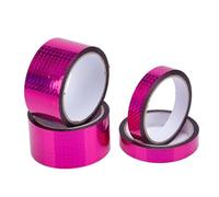 Ruban washi pailleté, Ruban à paillettes laser décoratif auto-adhésif, multicolore, estampage chaud, 30/50M x 5-25mm