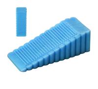 Rubber Door Stop Wedge - Non-Scratching Floor Protector | Heavy Duty Stoppe | Anti-Collision Shock Absorbing Door Jammer, Windproof Buffer Bumper For 0.2-1.02 Inch Door Crevices In Home, Hotel & Dorm