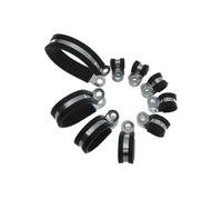 Rubber Lined P-Clip Pipe Fastener for Industrial Mount | Soft Rubber Liner Simple Grip for Pipe & Cable Fastening(6mm)