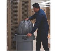RUBBERMAID Bidon multi-usages bleu 121l PE extérieur-Ø560xH692mm - FG263200BLUE