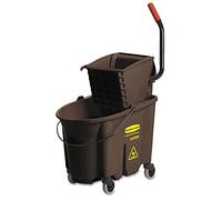Rubbermaid Commercial FG758088BRN WaveBrake Système de serpillière Haute Performance Capacité de 35 litres, Marron