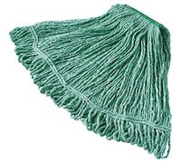 Rubbermaid Commercial Fgd21206gr00 Super point de tête de balai à franges, 2,5 cm Bandeau, Medium, Vert, 1", Green, 1