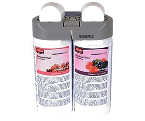 Rubbermaid Commercial Products 1910757 Microburst Duet recharges de parfum Sparkling Fruits et coton Berry Lot de 4