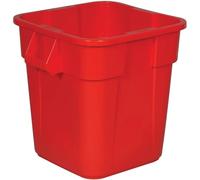 Rubbermaid Commercial Products BRUTE Bac Carré De Rangement 106 L Rouge - Conteneur De Stockage Renforcé Pour Atelier, Garage Ou Collectivité - FG352600RED