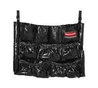 Rubbermaid Commercial Products BRUTE Sac Organisateur Caddy | 12 poches | Vinyle renforcé de nylon | Résistant à l'eau et aux taches | Pour conteneur BRUTE® 167 L | Noir