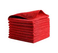 Rubbermaid Lavette microfibre HYGEN R-40, résiste à 300 cycles, 40 x 40 cm, rouge, lot 24