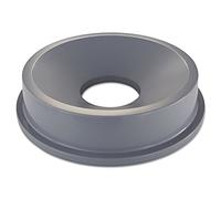 Rubbermaid Commercial Products Commercial Products FG354300GRAY Couvercle entonnoir HDPE pour Collecteur 2362, Gris