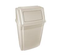 Rubbermaid Commercial Products Commercial Products FG782200BEIG Collecteur Mural 56,8 L Slim Jim, Beige