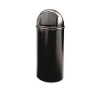 Rubbermaid Commercial Products Commercial Products FG817088BLA Poubelle Commercial, 94 L en Polyéthylène Ronde Marshal Classic, Noir