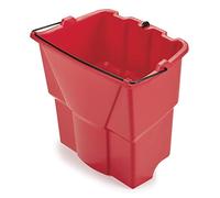 Rubbermaid Commercial Products Commercial Products FG9C7400RED Seau d'Eau Sale pour Essoreuse Wavebrake 17 L, Rouge