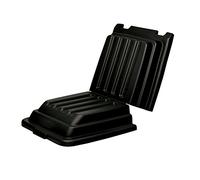 Rubbermaid Commercial Products Commercial Products FG9T2200BLA Couvercle pour Chariots Cubique et Utilitaires à Bascule 0,263 L, Noir