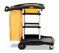 Rubbermaid Commercial Products Commercial Products FG9T7200BLA Chariot de Service à Deux Bacs, Noir