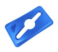 Rubbermaid Commercial Products Commercial Products R034719 Collecteur de Déchets Recyclables à Pédale 110 L Curver Mobile à Roulettes (Paquet de 3)