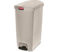 Rubbermaid Commercial Products Conteneur Pédale À Déchets Streamline 68 L Beige - Poubelle Mains Libres Silencieuse Pour Déchets Médicaux En Milieu Hospitalier - 1883551