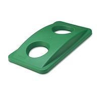 Rubbermaid Commercial Products FG269288YEL Couvercle de Système de Tri de Bouteille et Canettes Slim Jim, Jaune