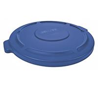 Rubbermaid Commercial Products Couvercle Dôme BRUTE 76 L - Couvercle Drainant Haute Résistance pour Conteneur Professionnel - Bleu