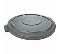 Rubbermaid Commercial Products FG264560GRAY Brute Lldpe rond déchets Couvercle - Gris, Gris, 1