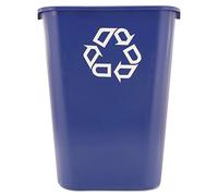 Rubbermaid Commercial Products FG306600BLA Couvercle en Polypropylène Untouchable pour Poubelle de Taille Moyenne, Noir (Paquet de 6)