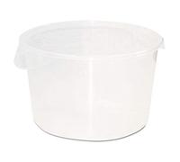 Rubbermaid Commercial Products FG572624CLR Boîte de stockage ronde 11,4 L, Transparent