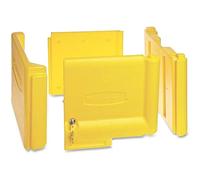 Rubbermaid Commercial Products FG618100YEL Armoire à Serrure pour Chariot de Ménage 6181 pour Chariot 6173