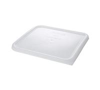 Rubbermaid Commercial Products FG652300WHT_1 Boîte de conservation alimentaire carrée en plastique Blanc 11,4 l