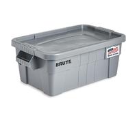 Rubbermaid - Brute Boîte de rangement 53 litres - Polyéthylène - Gris