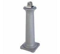 Rubbermaid Commercial Products GroundsKeeper Tuscan Cendrier Extérieur sur Pied | Bac de Rétention pour Cigarettes | 97,5 cm, Gris